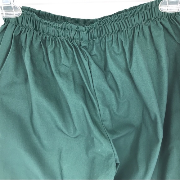 NEW Scrub Pants Green Medical ElasticWaist Draw string Size XSmall - Picture 3 of 9